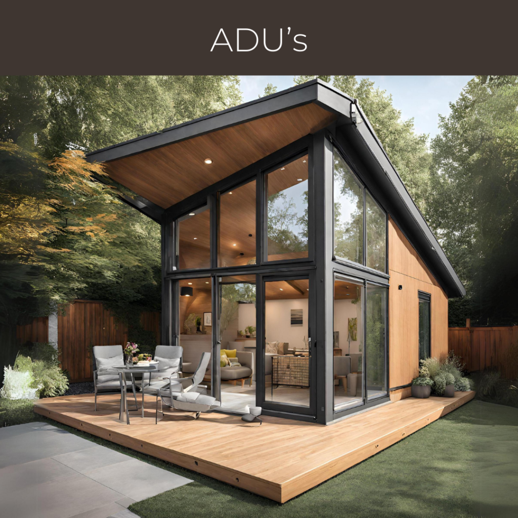 Custom ADU with pitched roof